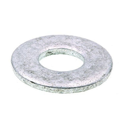 Picture of Prime-Line 9080084 Flat Washers, USS, 3/8 in. X 1 in. OD, Hot Dip Galvanized Steel, 100-Pack