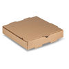 Picture of 10" Length x 10" Width x 1.75" Depth Corrugated Kraft B-Flute Pizza Box Keeps Pizza Fresh by MT Products (10 Pieces)