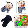Picture of Kitchen Decor Linen Set Includes 2 Dish Towels, 2 Square Pot Holders, 1 Oven Mitt | Tall Lighthouse Printed Kitchen Towels Linen Set For Cooking, Baking, Housewarming and Decoration (Set of 5 Piece)
