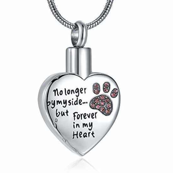 Pet Set of TEN Brushed Silver CREMATION URN Necklaces w/Simple Engraved  Paws - Ashes Necklace, Memorial Jewelry, Mourning Jewelry, Pet Ashes