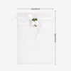 Picture of SumDirect 50pcs 5x7inch White Rose Organza Gift Bags with Drawstring,Wedding Favor Gift Bags, Jewelry Pouches for Party Wedding Christmas