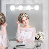 Picture of Portable Makeup Light Cordless Rechargeable Led Vanity Mirror Lights with Brightness Color Temperature Adjustable for Vanity Table Bathroom Dressing Room