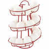 Picture of Southern Homewares Egg Skelter Deluxe Modern Spiraling Dispenser Rack Red