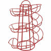 Picture of Southern Homewares Egg Skelter Deluxe Modern Spiraling Dispenser Rack Red