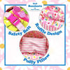 Picture of June Garden Cozy Dream Doll Bassinet - Baby Doll Portable Carrier - Fits for American Girl Dolls up to 14" - Soft Pillow & Safety Buckle Included