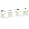 Picture of [500 Pack] 2 oz Treated Paper Souffle Portion Cups for Condiments Samples Medicine Measuring Jello Shots Sauce Disposable Cup - White