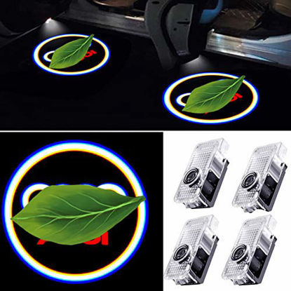 Picture of Porucraco Car LED Door Logo Lights for Audi A4 A3 A6 Q7 Q5 A1 A5 TT A8 Q3 A7 R8 RS Audi Puddle Entry Ghost Shadow Welcome Lighting (4)