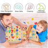 Picture of Puzzles for Toddlers, 2 Pack Oversized Alphabet Numbers Wooden Puzzles for Kids Ages 1-6 Years Old, Montessori Preschool Educational Learning Blocks Board Gift Toys for Boys and Girls