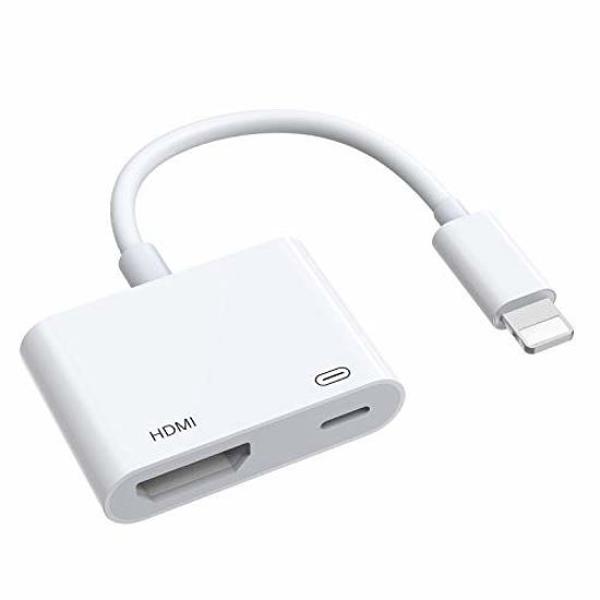GetUSCart [Apple MFi Certified] Lightning to HDMI Adapter for iPhone