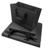 Picture of 15Pcs Kraft Paper Bags, 3 Sizes Combination Black Paper Handle Bags for Present, Shopping and Party