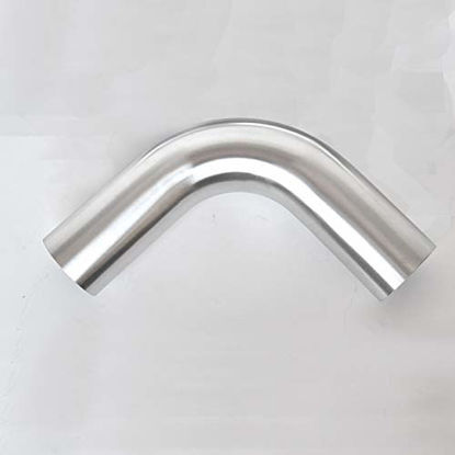 Picture of AC PERFORMANCE OD 1.5" (38mm), Leg Length 4" (100mm), 90 Degree Bend Elbow 1.5 Inch 6061 Aluminum Pipe Tube Intercooler Pipe High Class Brushed Treatment Tight Radius Air Intake Tube