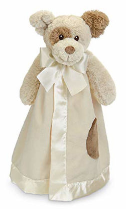 Picture of Bearington Baby Lil' Spot Snuggler, Puppy Dog Plush Stuffed Animal Security Blanket, Lovey 15"