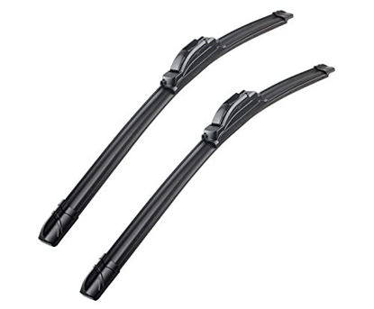 Picture of Windshield Wipers, 22" + 19" Premium All-Season Windshield Wiper Blades (set of 2) OEM QUALITY
