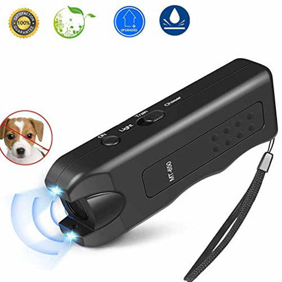 Picture of APlus+ Handheld Dog Repellent, Ultrasonic Infrared Dog Deterrent, Bark Stopper + Good Behavior Dog Training
