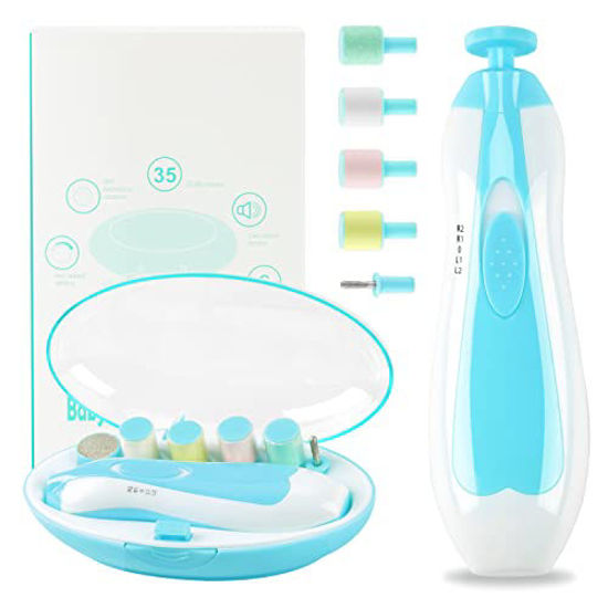 Amazon.com : ZELINYE Baby Grooming Kit, 8 in 1 Baby Hair Brush/Nail Clipper/Nose  Cleaner/Finger Toothbrush/Nail Scissors/Manicure Kit for Baby Care Keep  Healthy and Clean(Blue) : Baby