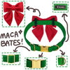 Picture of Maca Bates Dog Collar-12 Solid Colors,Sailor Bow Tie Adjustable Collar with Golden Metal Buckle