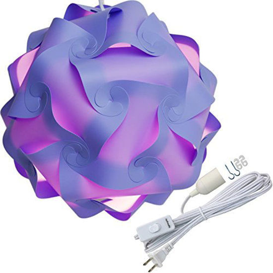 GetUSCart Lightingsky Ceiling Pendant DIY IQ Jigsaw Puzzle Lamp Shade