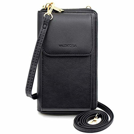 Crossbody Cell Phone Purse for Women, Ladies Shoulder Cell Phone Bag, Touch  Screen Leather Cross Body Purse Wallet Fit for iPhone 12 11 Pro Max XS XR X  8, Samsung Galaxy S20