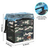 Picture of Car Trash Can with Lid Leak-Proof Car Organizer Waterproof Car Garbage Can Hanging for Headrest Multipurpose Trash Bin for Car - Camouflage