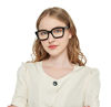 Picture of 3 Pack Oversize Square Design Reading Glasses for Women, Blue Light Blocking Reader