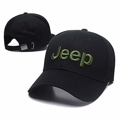 Picture of Wall Stickz Logo Embroidered Adjustable Baseball Caps for Men and Women Hat Travel Cap Racing Motor Hat fit Jp (Green Letter) Accessory