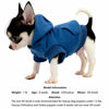 Picture of Lophipets Dog Cotton Hoodies Sweatshirts for Small Dogs Chihuahua Puppy Clothes Cold Weather Coat-Navy/XXS