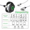 Picture of 1.8M/6Ft Multi 5 in 1 USB Universal Smart Watch Charging Cable,Magnetic Watch Charger+Lightning2+Type C+Micro USB Nylon Braided iPhone Cord Adapter for Apple Watch Series 1-6 SE/Android/Huawei