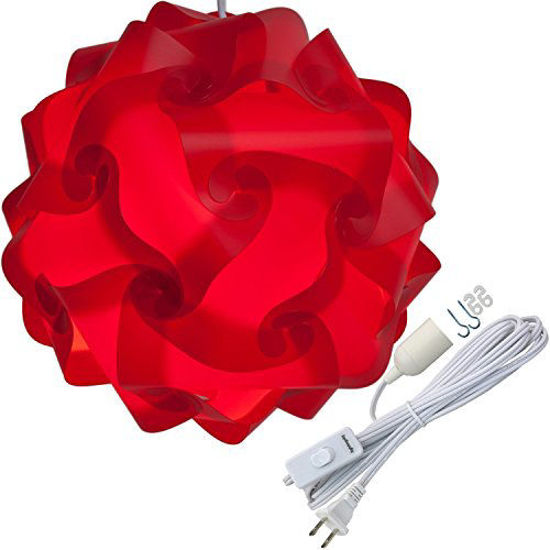 GetUSCart Lightingsky DIY IQ Jigsaw Puzzle Lamp Shade Ceiling Pendant