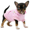 Picture of LOPHIPETS Dog Cotton Hoodies Sweatshirts for Small Dogs Chihuahua Puppy Clothes Cold Weather Coat-Pink/XXS