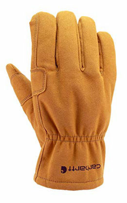 Picture of Carhartt Men's Leather Fencer Work Glove, Brown, X-Large