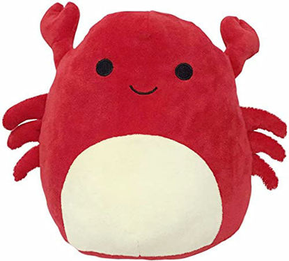 Picture of 1 Pcs Cute Crab Plush Toy Crab Stuffed Animal, 8 Inch Cotton Plushies Doll Soft Lumbar Back Cushion Pillow for Car and Home Decoration Plush Birthday (Crab)