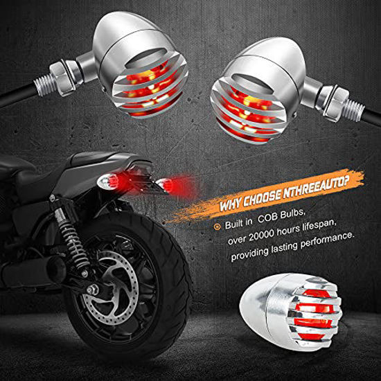 GetUSCart- NTHREEAUTO LED Turn Signals Motorcycle Blinkers Universal ...