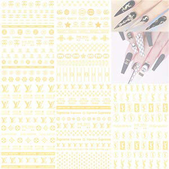 Letter Nail Decals