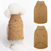 Picture of Mihachi Dog Sweater - Winter Coat Apparel Classic Cable Knit Clothes for Cold Weather