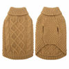 Picture of Mihachi Dog Sweater - Winter Coat Apparel Classic Cable Knit Clothes for Cold Weather