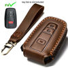 Picture of ZiHafate Car Key Fob Cover Case Compatible with Toyota Keyless Remote Control 202120202019201820172016 RAV4 Camry Corolla Avalon Tacoma Highlander 4Runner Tundra Prius Prado etc.BN-Brown 