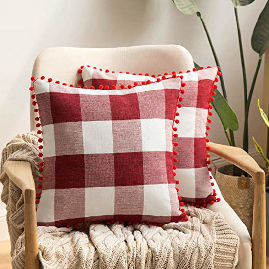 Pom Poms Decorative Throw Pillow Ers