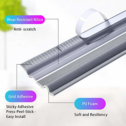GetUSCart 196 Inch Window Draft Stopper Foam Seal Strip Self Adhesive