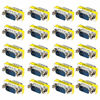 Picture of abcGoodefg 9 Pin RS-232 DB9 Male to Male Female to Female Serial Cable Gender Changer Coupler Adapter (20 Pack, DB9 Male to Male)