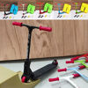 Picture of Mikemeng Finger Scooter with Tools and Shoes Finger Board Accessories - Pack 1 Black Finger Toy for 6+ Years Old Kid (Black Scooter)