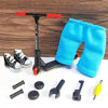 Picture of Mikemeng Finger Scooter with Tools and Shoes Finger Board Accessories - Pack 1 Black Finger Toy for 6+ Years Old Kid (Black Scooter)