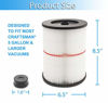 Picture of Filter for Shop Vac & Craftsman 17816 9-17816 Replacement Cartridge Filter for Craftsman Wet Dry Vac Fits 5/6/8/12/16/32 Gallon Larger Vacuum Cleaner Accessories 1 Pack