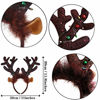 Picture of Aneco 8 Pack Novelty Christmas Headbands Assorted Elves Headband Gingerbread Man Headwear Reindeer Costume Hair Hoop for Christmas Party Accessoriess