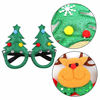 Picture of Aneco 9 Pack Christmas Headbands Christmas Glasses Frames Xmas Party Hat Headwear Christmas Costume Accessory for Christmas Party Supplies