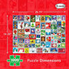 Picture of Re-Marks Special Delivery Christmas Stamps Puzzle, Holiday Postage Stamps 1000 Piece Jigsaw Puzzle for All Ages