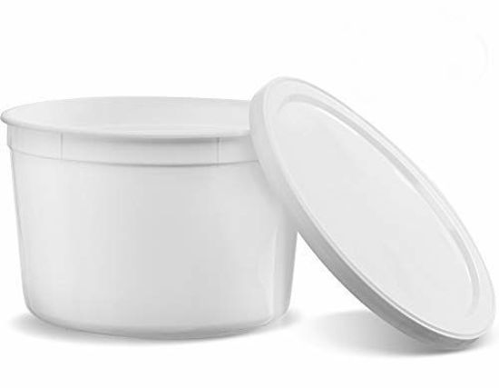 10 Count] Round Clear Food Storage Container With Lids, Perfect For Meal  Prep Soup, Ice Cream, Freezer, Dishwasher And Microwave Safe