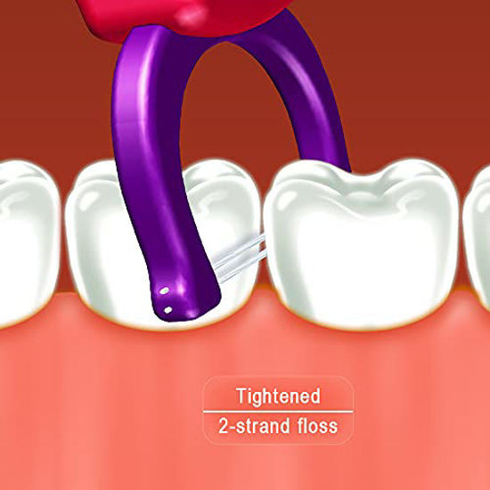 GetUSCart- T.Smile Evolutionary Clean Dental Flossers, Kit Of Handle(s ...