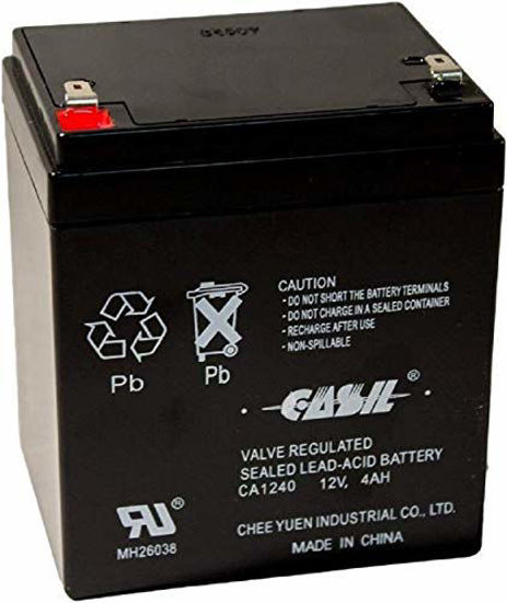 Picture of CASIL CA-1240 12V 4AH Security Alarm Battery Replaces 4Ah ADI Ademco 467