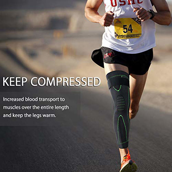GetUSCart- Full Leg Sleeves Long Compression Leg Sleeve Knee