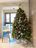 Picture of White Christmas Tree Skirt 24 inch Faux Fur Tree Skirt Small Xmas Tree Skirt Christmas Decorations